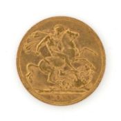 GEORGE V GOLD SOVEREIGN, 1911, 7.9gms Provenance: private collection Vale of Glamorgan Comments: