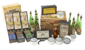 ASSORTED COLLECTABLES comprising two boxes of 'The Crystal Eau de Cologne' vintage J. Grossmith &