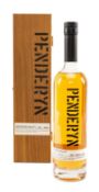 PENDERYN SINGLE MALT WELSH WHISKY - Bourbon Matured Single Cask, limited edition (97/210) drawn from