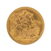 GEORGE V GOLD SOVEREIGN, 1911, 7.9gms Provenance: private collection Vale of Glamorgan Comments: