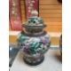 TWO PORCELAIN VASES, one a Chinese crackle glazed famille rose jar and cover, 30cms (h), the other a - Image 2 of 16