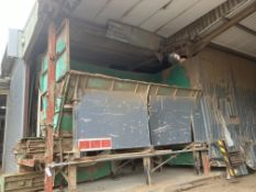 Haas HKKB 1600 x 6500 FEEDING BUNKER, serial no. 33041/1, year of manufacture 2010, with discharge