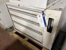 Lista Three Drawer Heavy Duty Chest (formally used by motor racing team), approx. 70cm x 70cm x 80cm