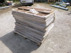 23 Grain Cleaner Screens, from a Cimbria/Allmet cleaner, approx. 1250mm x 800mm, loading free of