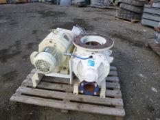 Rotary Blowing Seal, 1.5kw, three phase, approx. 250mm diameter inlet, approx. 100mm diameter blow