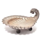 Große Muschelschale. Heilbronn, Bruckmann & Söhne | Silber.