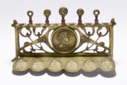 Jugendstil-Wandhalter für Pfeifen, Um 1900