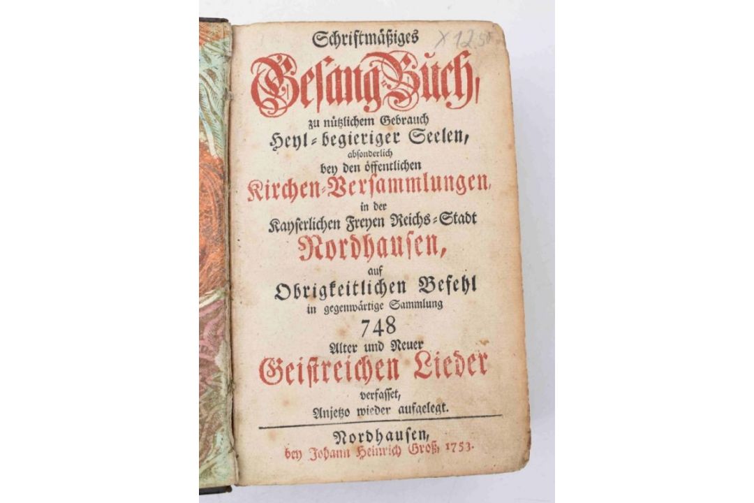 Schriftmäßiges Gesangbuch, zu nützlichem Gebrauch Heyl-begieriger Seelen - Bild 3 aus 4