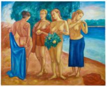 Nach dem Bade, Russischer Künstler des 20. Jh.