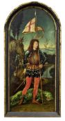 St George with the dragon Italy, 19th century.