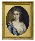 Portrait of a young lady, English school of the 17th century
