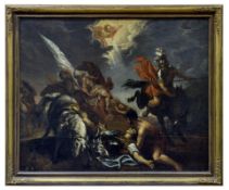The Conversion of Saul to Paul, Flemish Master, 17th cent.