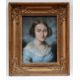 Biedermeier-Damenbildnis - Bild 1 aus 3