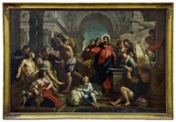 Christ Healing the Paralysed Man at the Pool of Bethesda, Venetian master, beginning of the 18th cen