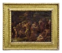 Moses striking water from the rock, Naples, 2nd half of the 17th cent.