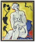 Peschke, Christian: Nude with blue jug
