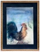 Rongstock, Hermann: Striding Cock