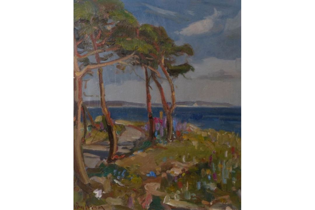 Schwedischer Landschaftsmaler des fr. 20. Jahrhunderts, Küstenlandschaft bei Revhusen - Bild 1 aus 4