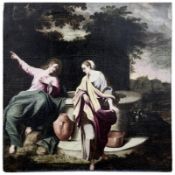 Jesus und die Samariterin am Brunnen, Florentiner Meister, 1. H. 17. Jh.
