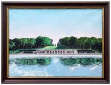 Vaughn-James, Martin: The fountain in the park of Vaux-le-Vicomte Castle