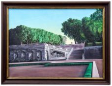 Vaughn-James, Martin: View of the park of Vaux-le-Vicomte Castle