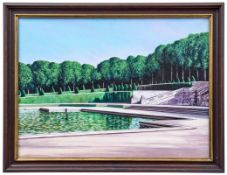Vaughn-James, Martin: View of the park of Vaux-le-Vicomte Castle