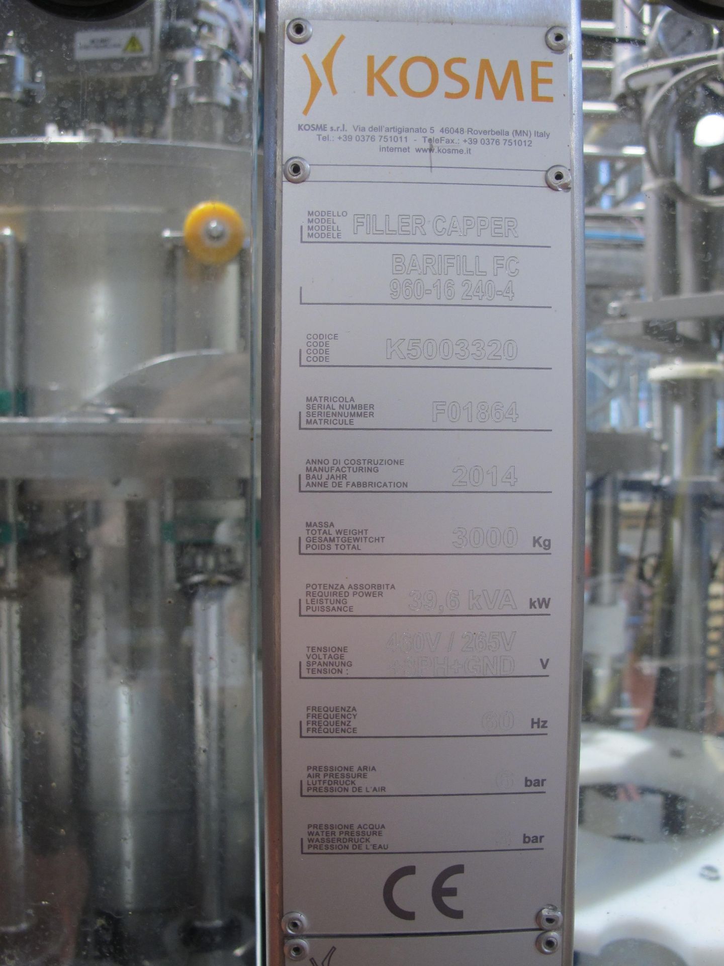 Consignment Lot - Lot Location: Branford CT - Krones Kosme Glass Bottle Beer Line - Image 44 of 112