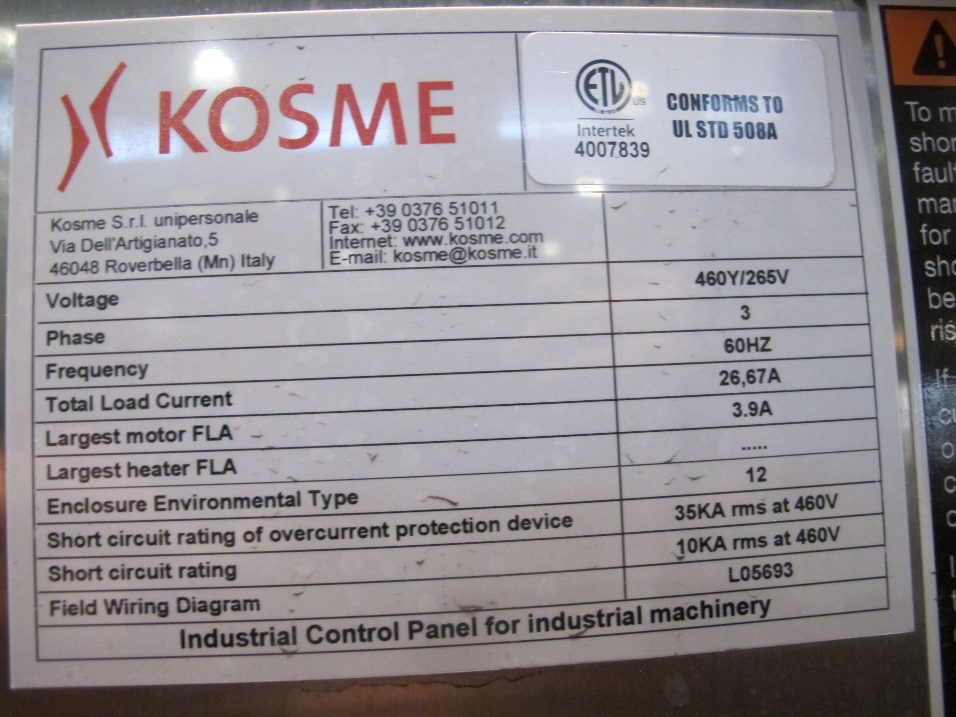 Consignment Lot - Lot Location: Branford CT - Krones Kosme Glass Bottle Beer Line - Image 18 of 112
