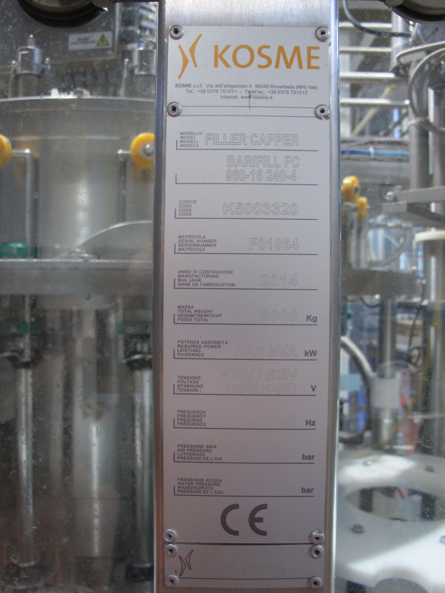 Consignment Lot - Lot Location: Branford CT - Krones Kosme Glass Bottle Beer Line - Image 42 of 112