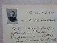 Morgenstern - Brief mit Glückwünschen