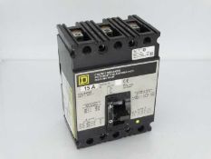 (10) SCHNEIDER ELECTRIC FAL34015 Circuit Breaker