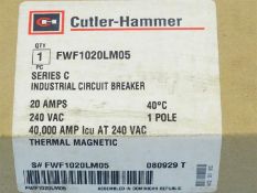 (10) Eaton Corporation FWF1020LM05 Circuit Breaker