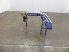 90° Blue Plastic Mat Top Conveyor
