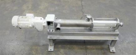 Stainless Steel Seepex Pump Mounted on Skid