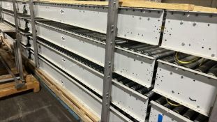 (4) Powered Roller Band Conveyors 10'L x 36