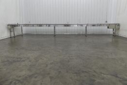 Nercon Gravity Roller Conveyor 27.5' L x 8