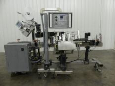 Label-Aire 3111NV 3 Head Wipe-On Pressure Labeler