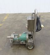 Tri Clover SS Centrifugal Pump w Cart