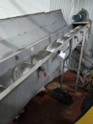 Stainless Steel Incline Auger Conveyor