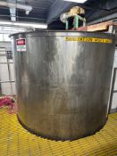 1600 Gallon Single Wall Stainless Steel Mix Tank