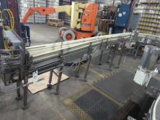8 Inch Wide x 11 Feet Long Plastic Mat Top Conveyor