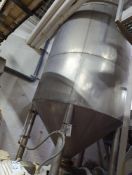 Keller 1100 Gallon Stainless Steel Single Wall Tank