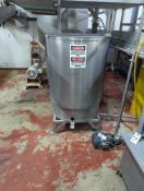 250 Gallon Stainless Steel Single Wall Tank