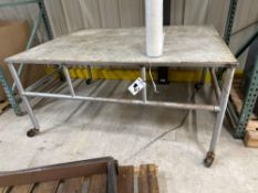 Table on casters