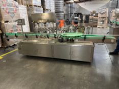 2020 ZG-6 Stainless Steel 6 Head Inline Piston Filler