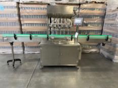 2020 Mars CGJ-2000 Stainless Steel 6 Head Piston Filler