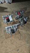 Lot of 4 All-Flo Diaphragm Pumps