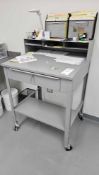 Rolling Work Station Painted Steel