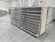 (2) Bakery Racking on Casters