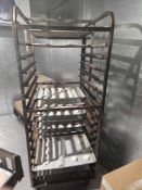 (2) Bakery Racks on Casters - Sheet Pan Racking
